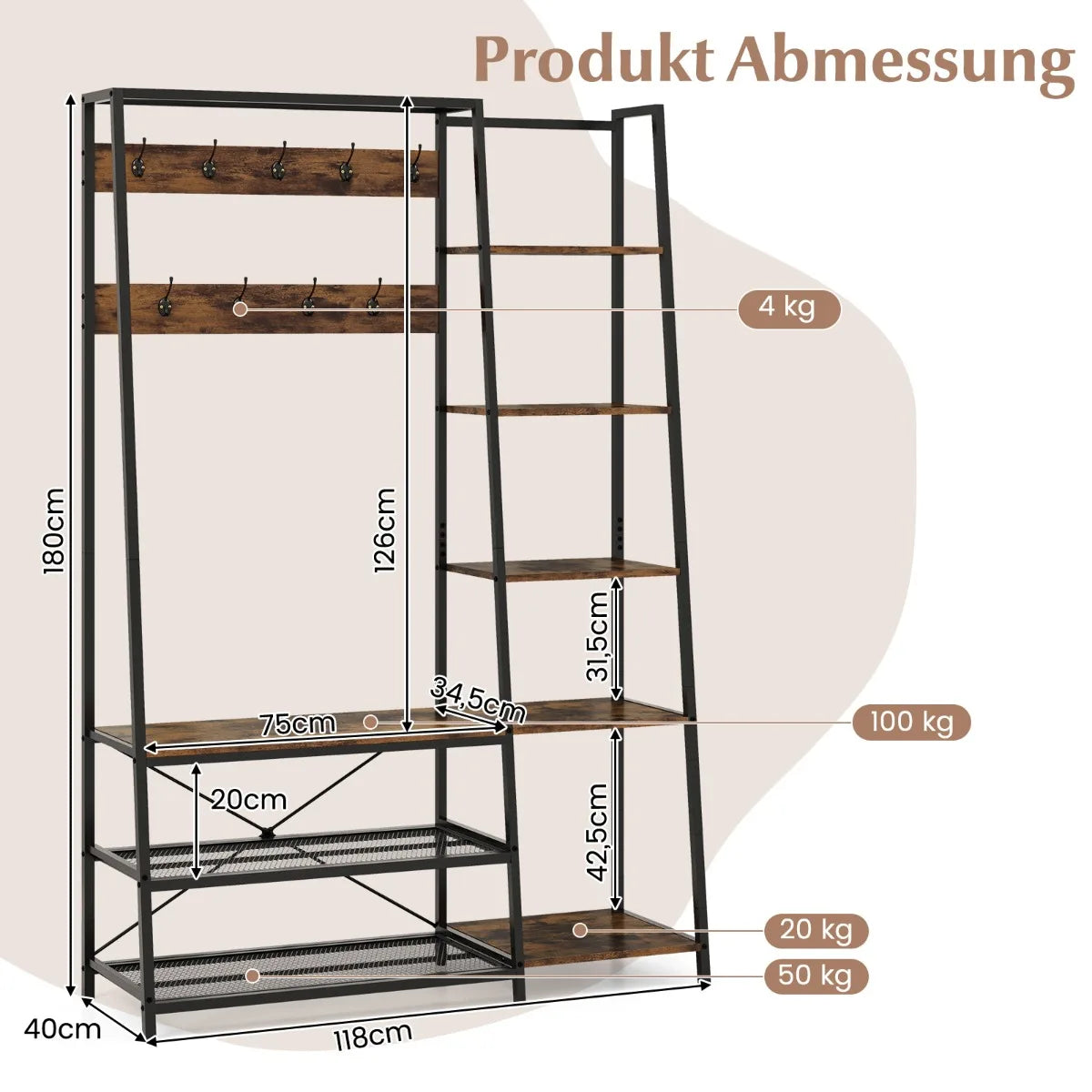 Kinder Garderobe Mit Bank
