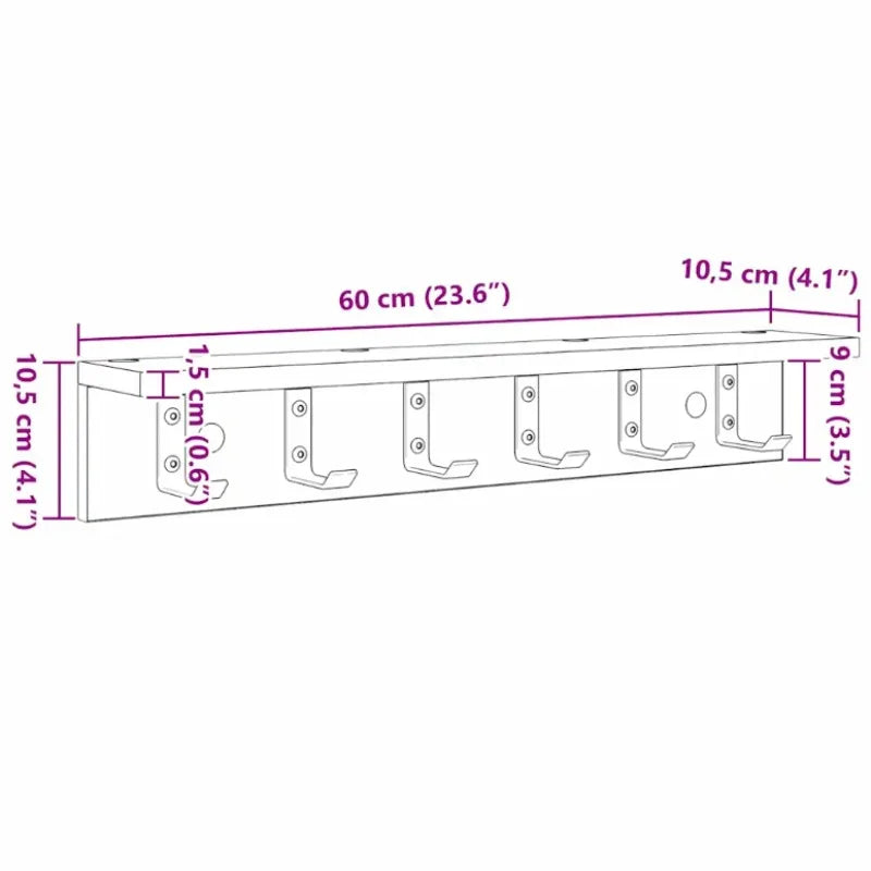 Kindergarderobe 60 Cm